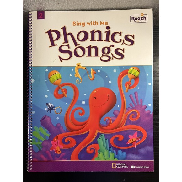 Oversized Book Sing With Me Phonics Songs Grade 2 Reach Into Phonics 17x22” kids - Picture 1 of 4